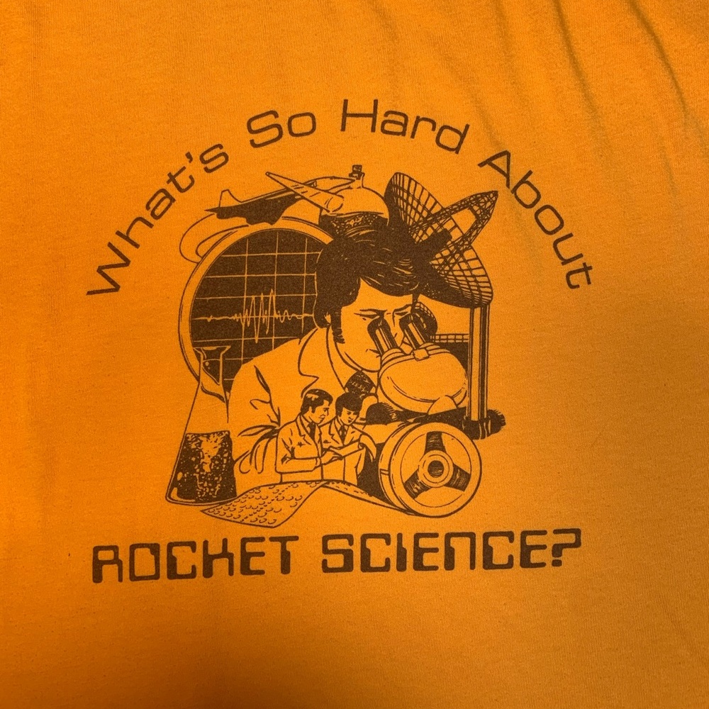 What's so hard about rocket science t-shirt #poshtees